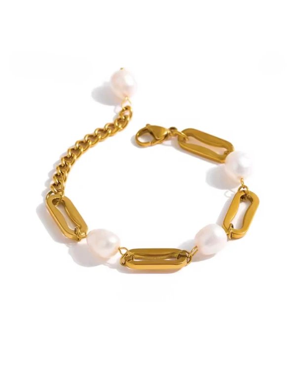 bransoletka z perłami